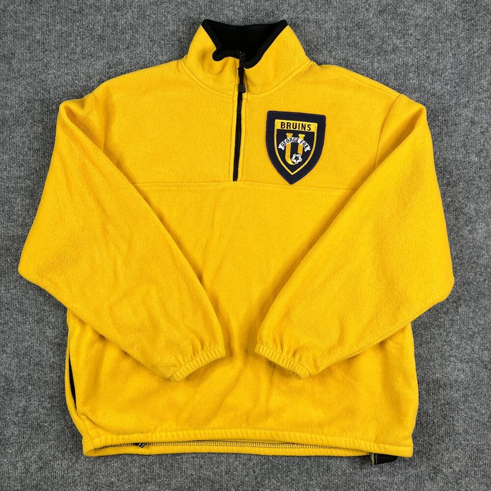 Timberline Colorado Bruins Pullover Men XL Yellow Fleece Quarter Zip USA Outdoor